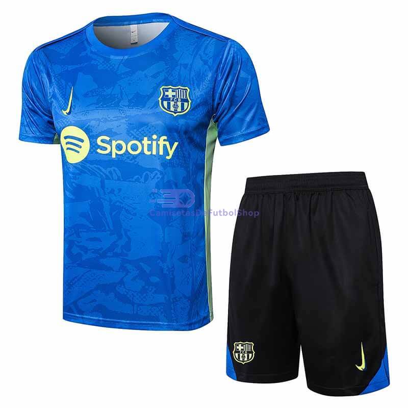Camiseta de Entrenamiento Barcelona Azul 2024/2025 Kit