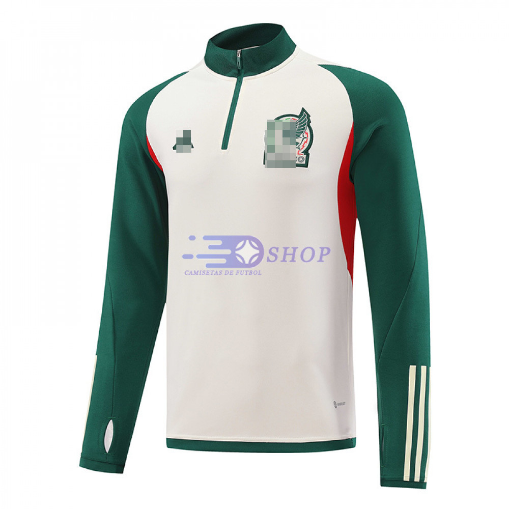 Sudadera De Entrenamiento Mexico 2022 Beige Verde