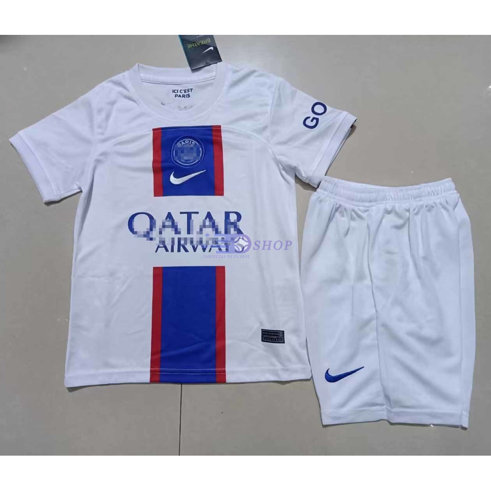 Camiseta Barcelona Segunda Equipación 2022/2023 Niño Kit -  Camisetasdefutbolshop
