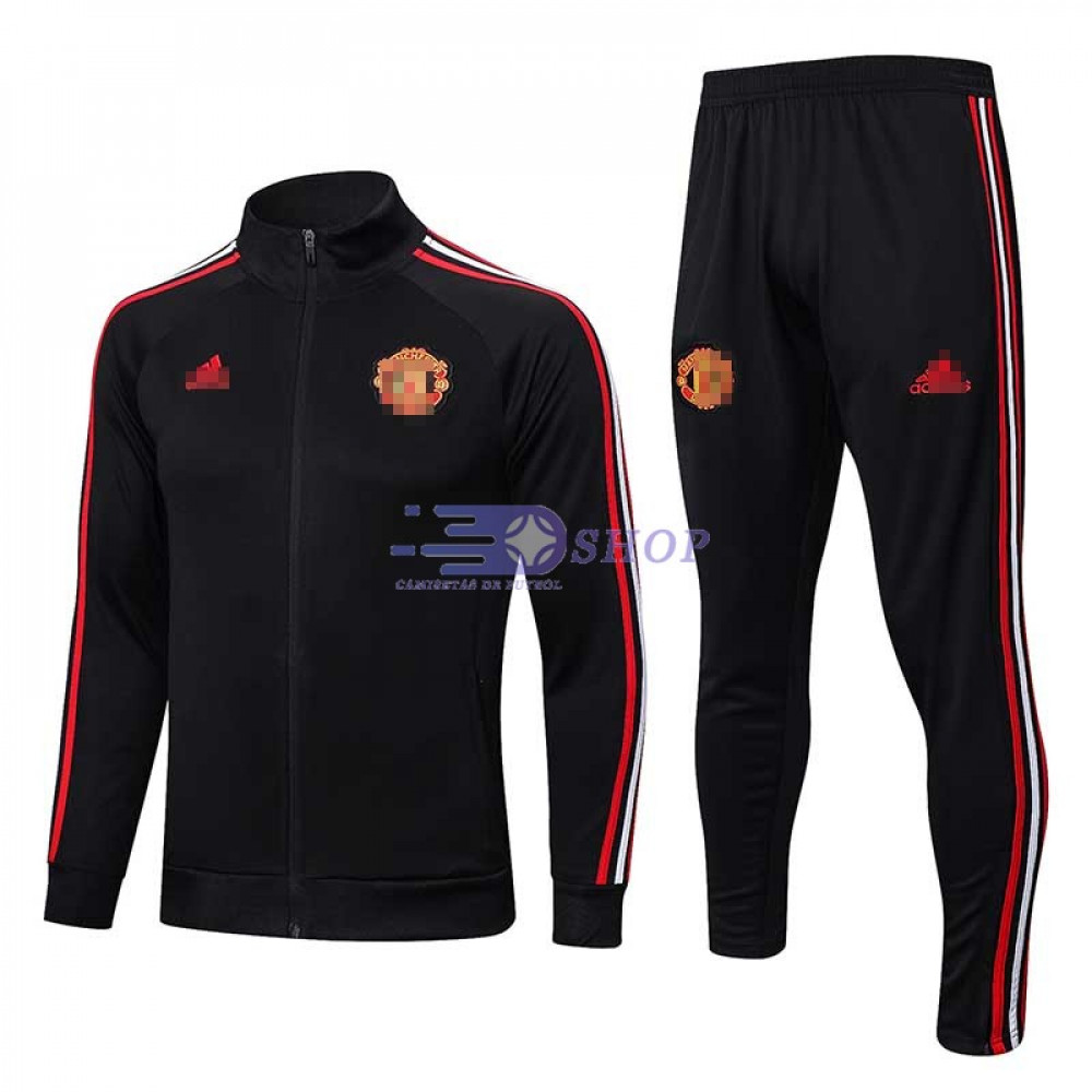 Chandal del Manchester United 2022-2023 Sin Mangas Negro