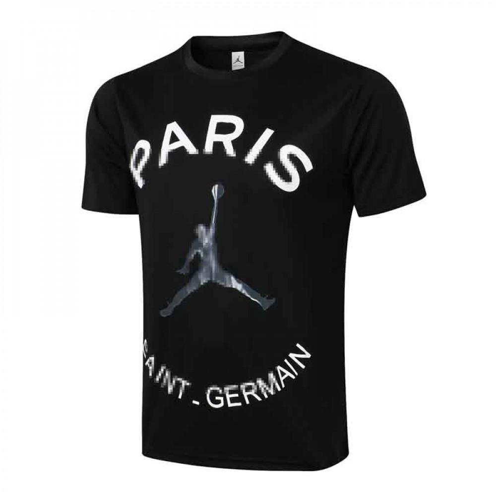 Camiseta de Entrenamiento PSG Jordan Negro - Camisetasdefutbolshop