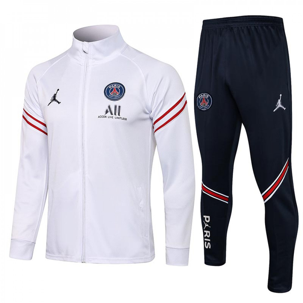 Chandal PSG Cuello Alto Blanco - Camisetasdefutbolshop