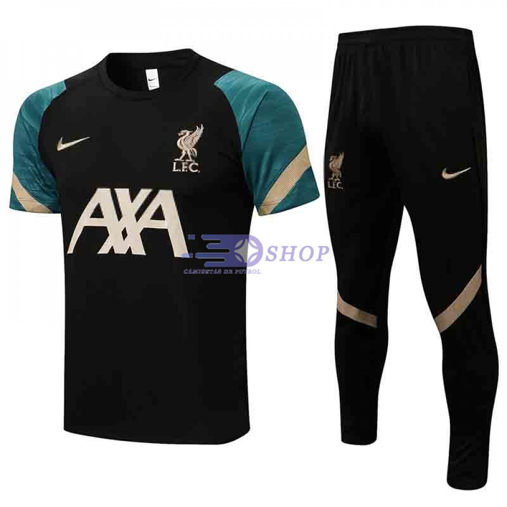Camiseta Entrenamiento Liverpool 2021/2022 Kit Negro - Camisetasdefutbolshop