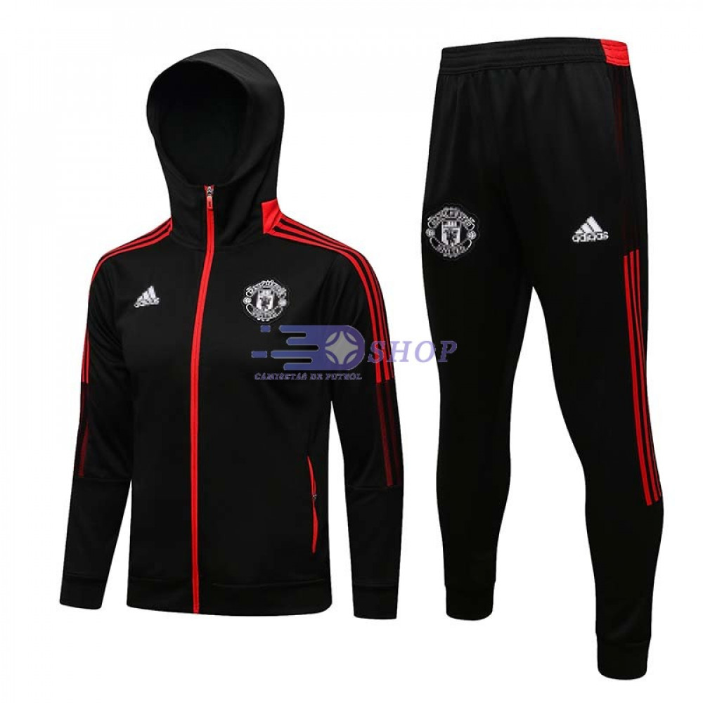 Chandal de Sudadera del Manchester United UCL 2021-2022 Rojo