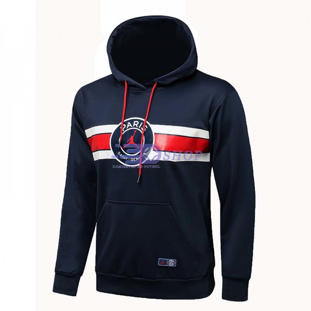 Sudadera PSG 2021/2022 Jordan Azul Marino/Rojo -