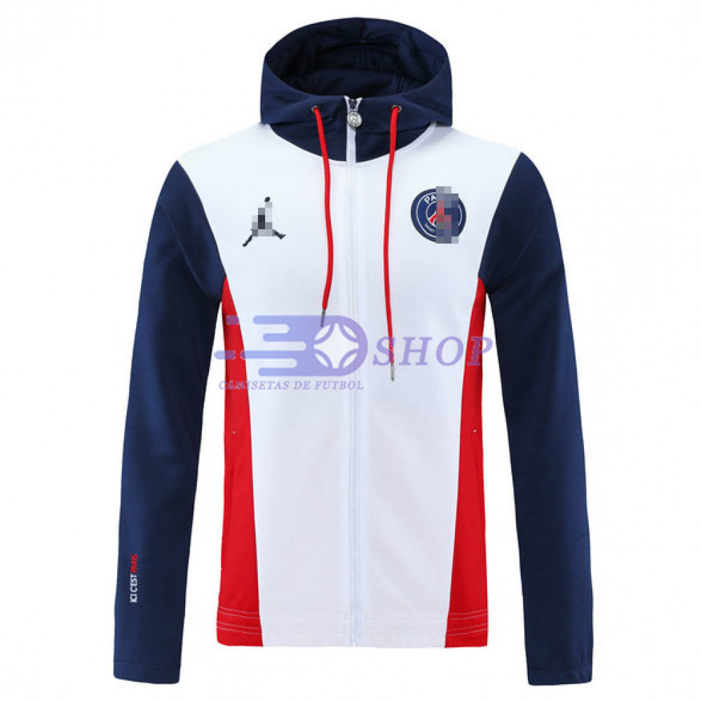 Chandal PSG 2021/2022 Cuello Alto Blanco - Camisetasdefutbolshop