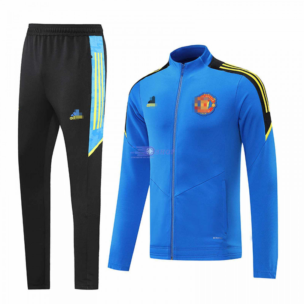 Camiseta de Entrenamiento Manchester United 2022-2023 Azul