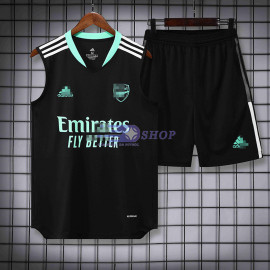 Chandal del Arsenal 2022-2023 Sin Mangas Negro