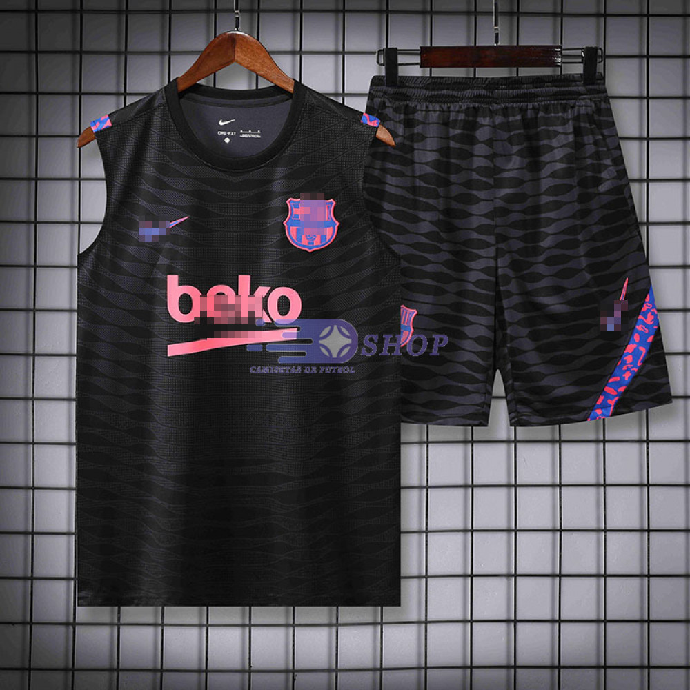 Camiseta de Entrenamiento Barcelona Sin Mangas Kit
