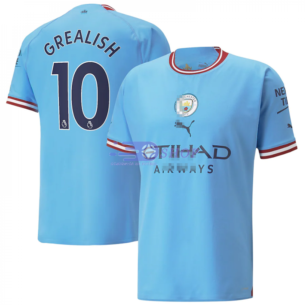 Primera Camiseta Manchester City Jugador Grealish 2022-2023