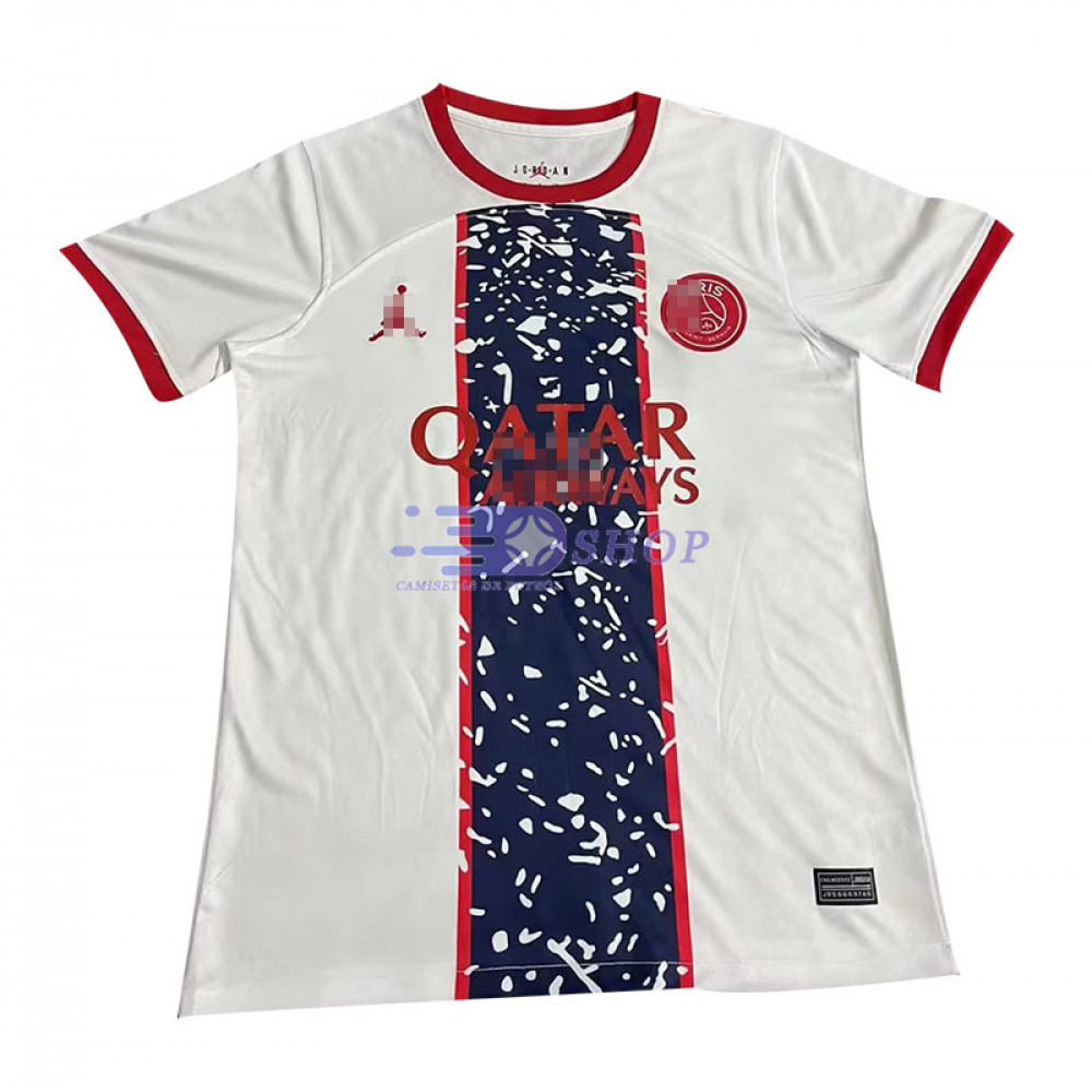 Camiseta PSG 2023/2024 Blanco/Azul - Camisetasdefutbolshop