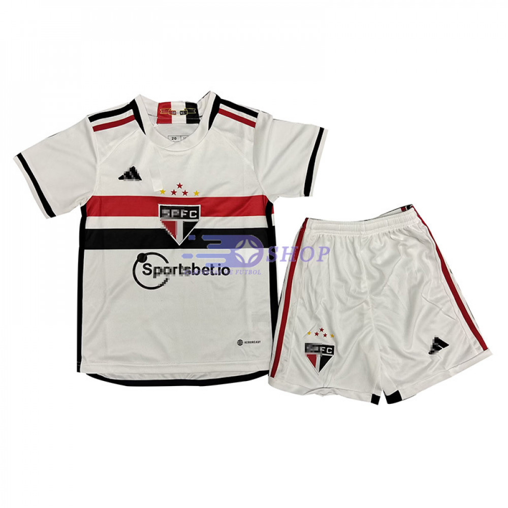 policía Tesauro Ciudadano Camiseta São Paulo 2023/2024 Primera Equipación Niño Kit -  Camisetasdefutbolshop
