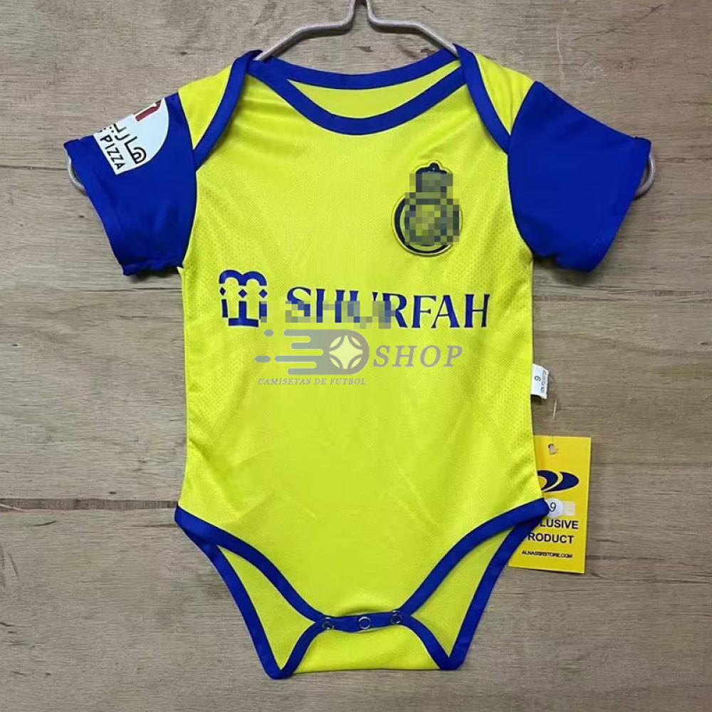 Camiseta AlNassr FC Amarillo 2023/2024 Baby