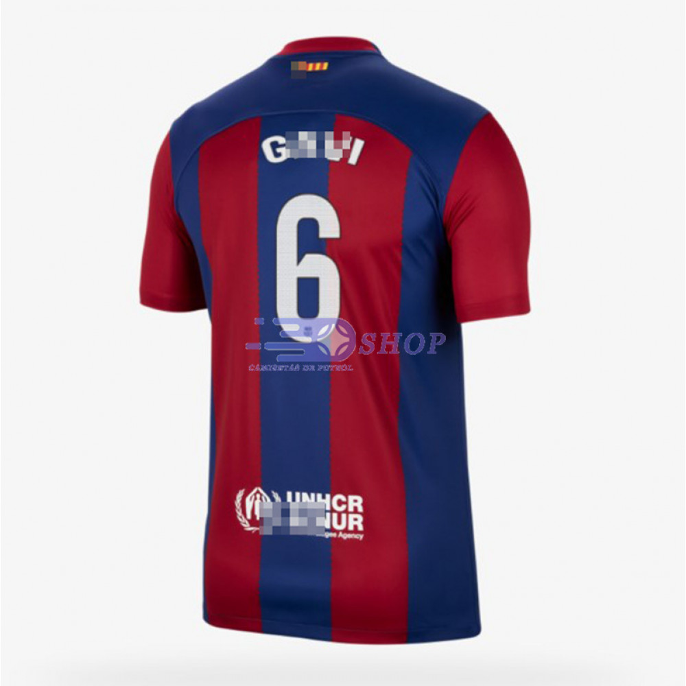 Camiseta Gavi 6 Barcelona 2023/2024 Primera Equipación