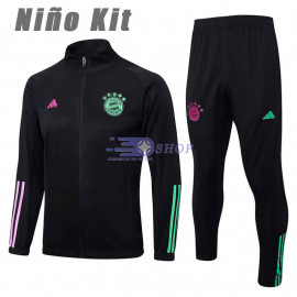 Chándal Real Madrid 2022/2023 Niño Negro/Púrpura - Camisetasdefutbolshop