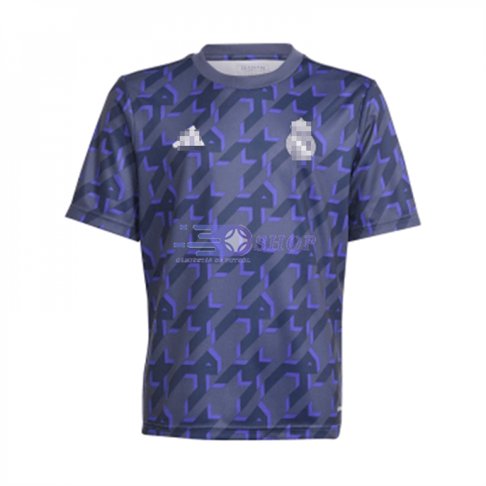 Camiseta Real Madrid 2023/2024 Azul Marino Pre-Match - Camisetasdefutbolshop