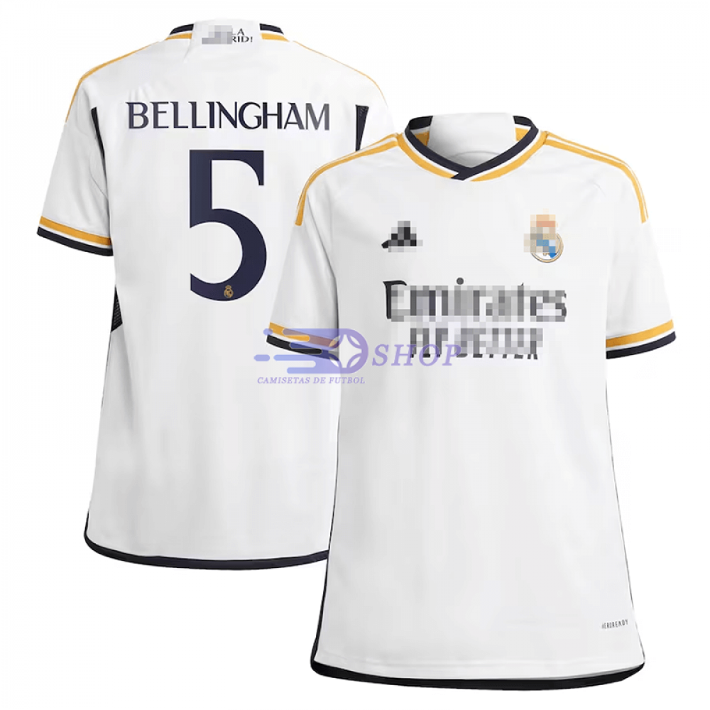 Camiseta Bellingham 5 Real Madrid 2023/2024 Primera Equipación