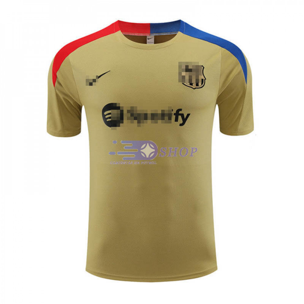 Camiseta de Entrenamiento Barcelona Dorado 2023 2024