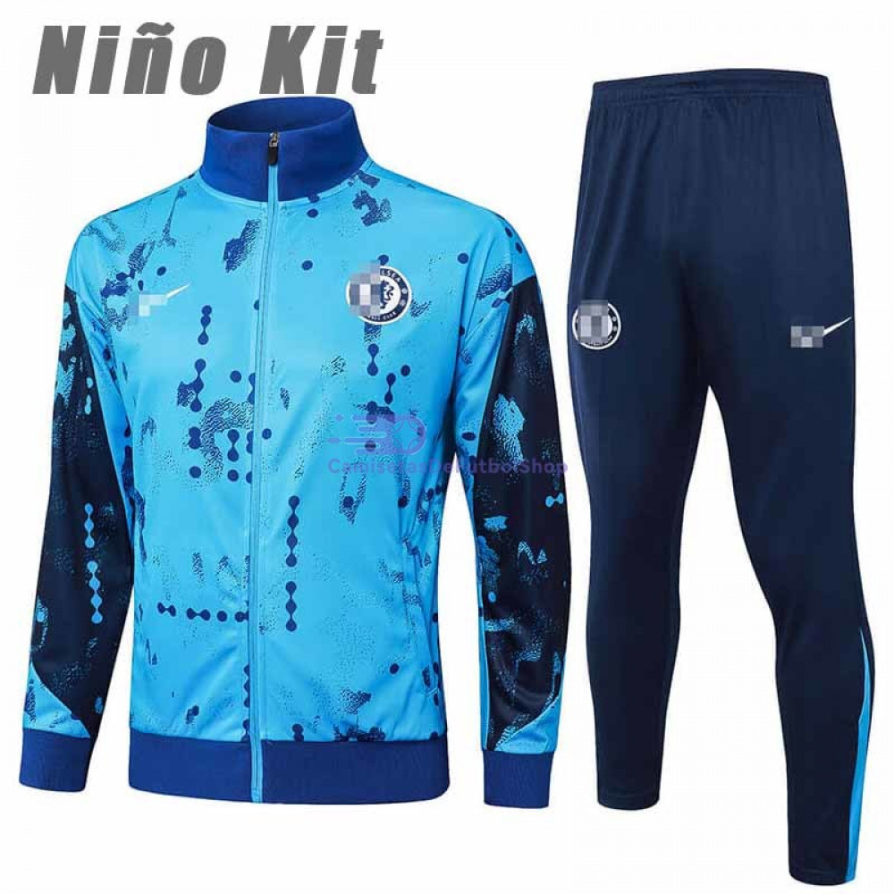 Chandal Chelsea FC Azul con Estampado 2025/2025 Niño
