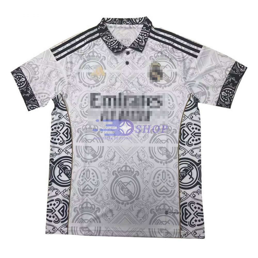 Camiseta Manchester United 2023/2024 Blanco/Gris/Negro (EDICIÓN JUGADOR) -  Camisetasdefutbolshop