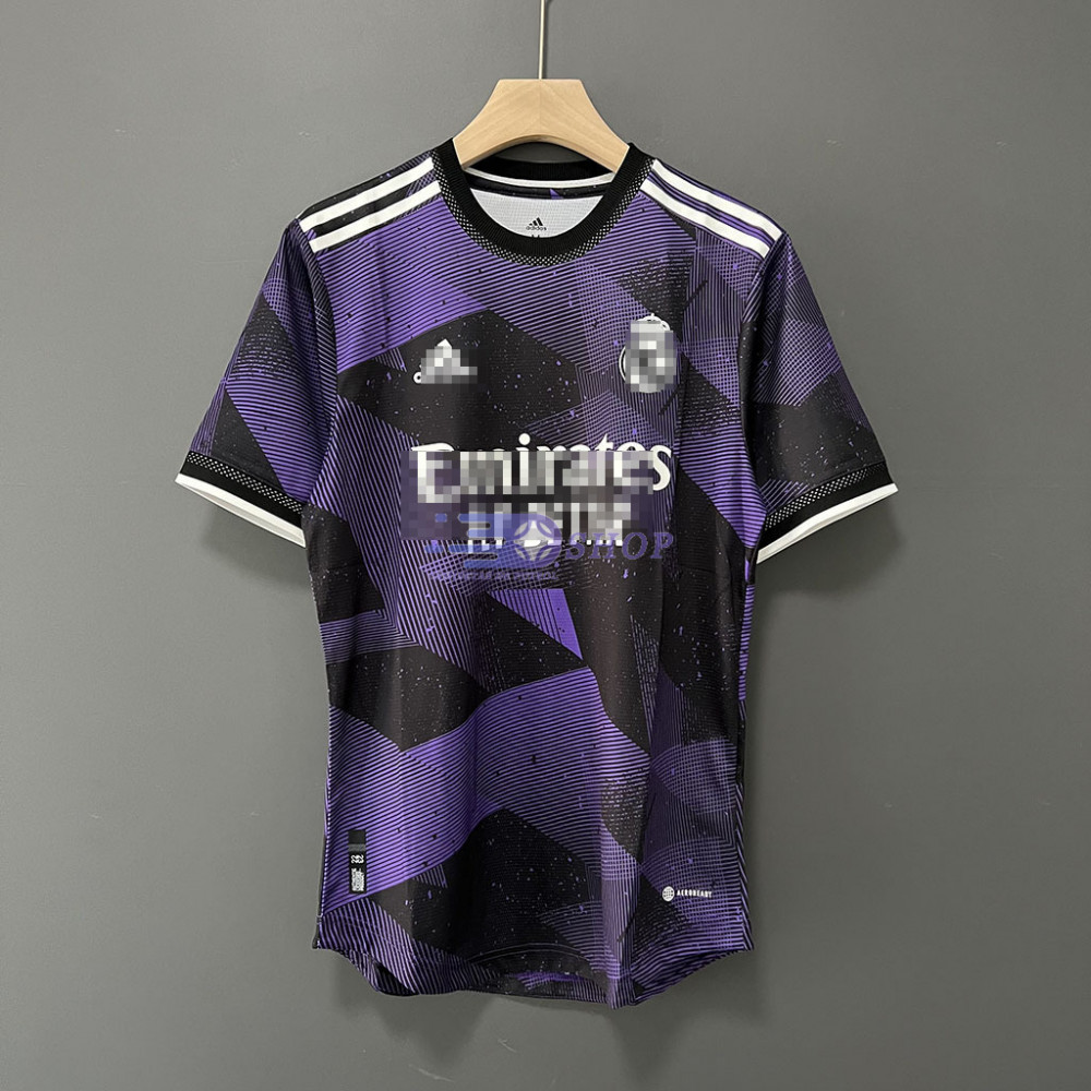 Camiseta Real Madrid Especial Edición 2022/2023 Púrpura/Negro (EDICIÓN  JUGADOR) - Camisetasdefutbolshop