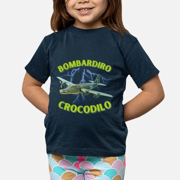 Bombardiro Crocodilo camiseta niu00f1o