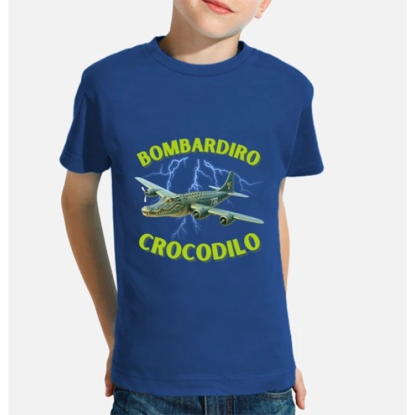 Bombardiro Crocodilo camiseta niu00f1o