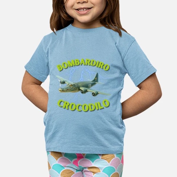 Bombardiro Crocodilo camiseta niu00f1o