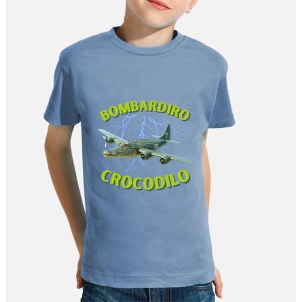 Bombardiro Crocodilo camiseta niu00f1o