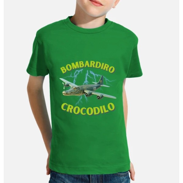 Bombardiro Crocodilo camiseta niu00f1o