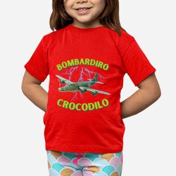 Bombardiro Crocodilo camiseta niu00f1o
