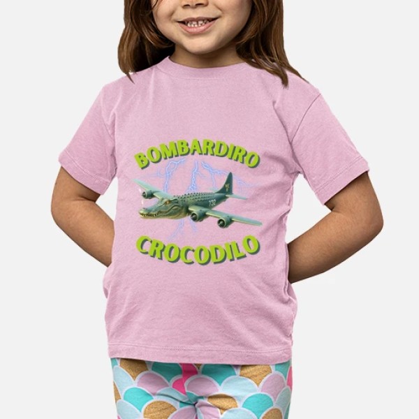 Bombardiro Crocodilo camiseta niu00f1o