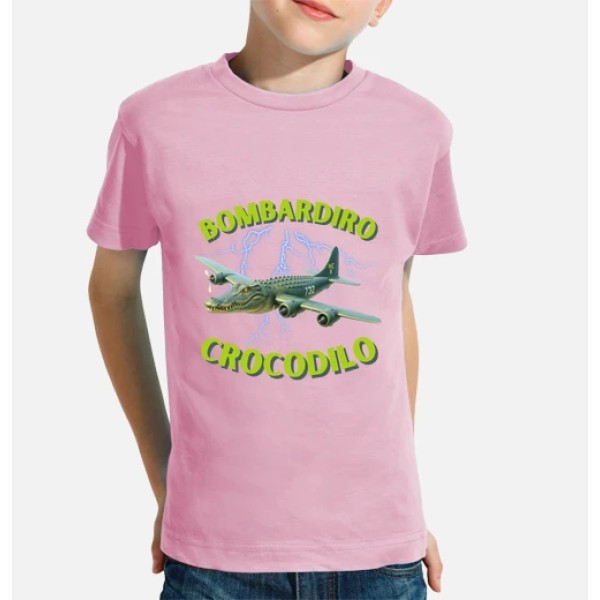Bombardiro Crocodilo camiseta niu00f1o
