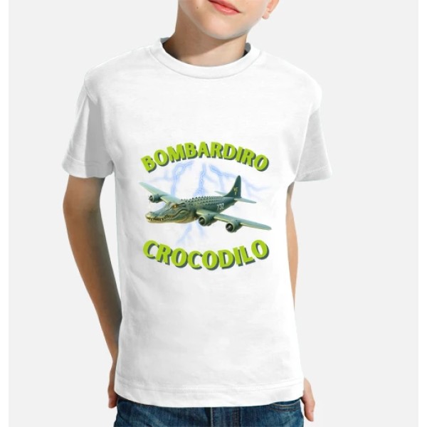 Bombardiro Crocodilo camiseta niu00f1o
