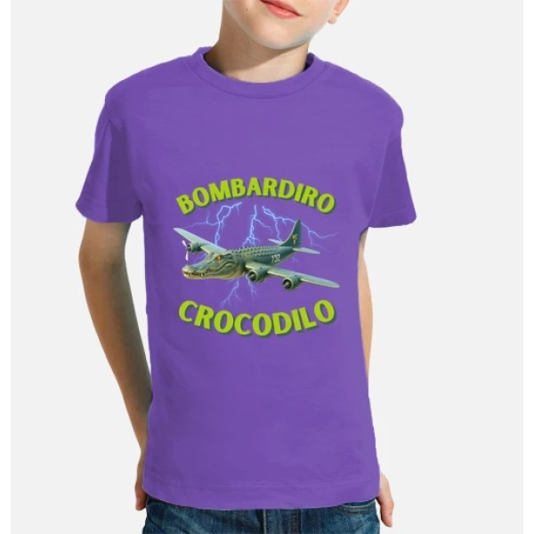 Bombardiro Crocodilo camiseta niu00f1o