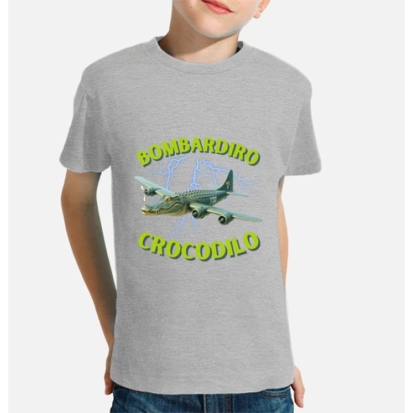 Bombardiro Crocodilo camiseta niu00f1o