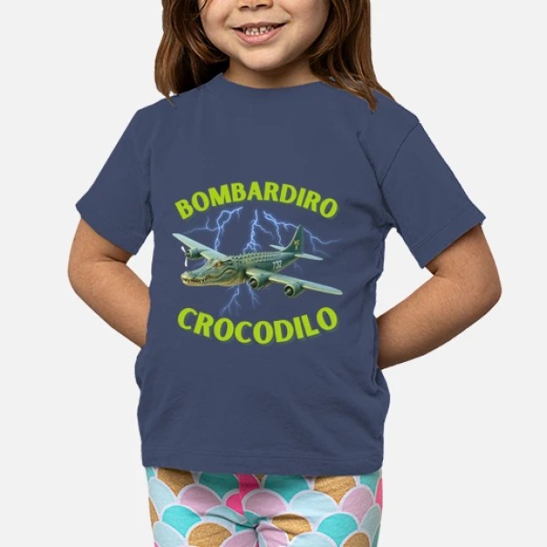 Bombardiro Crocodilo camiseta niu00f1o