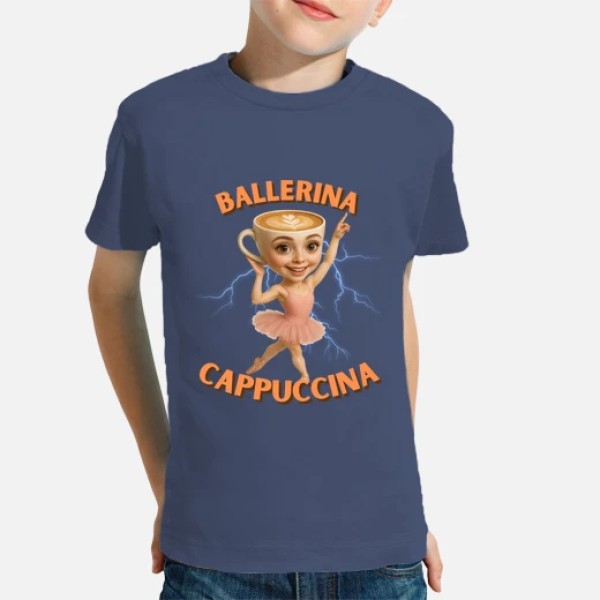 Ballerina Cappuccina camiseta niu00f1o
