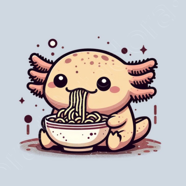 ajolote kawaii