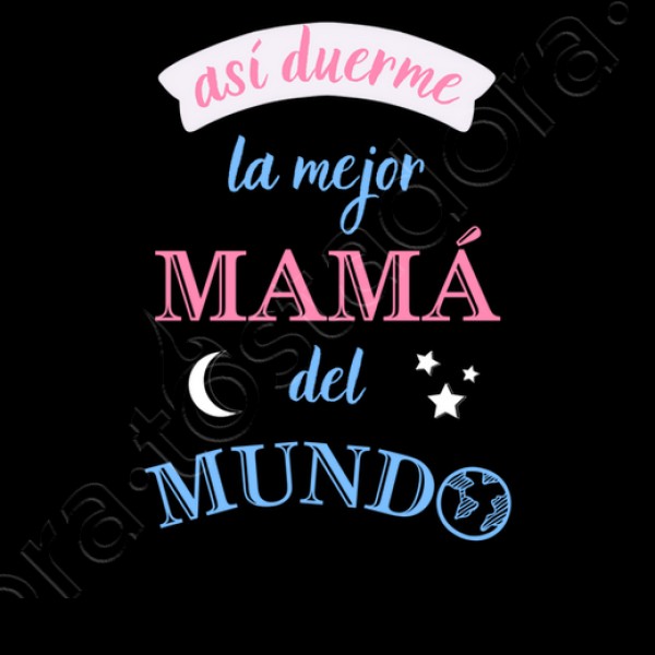 Asu00ed duerme la mejor mama del mundo
