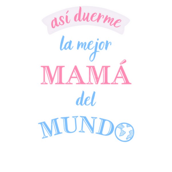 Asu00ed duerme la mejor mama del mundo