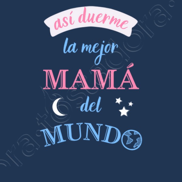 Asu00ed duerme la mejor mama del mundo